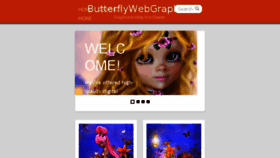 What Butterflywebgraphics.com website looked like in 2017 (6 years ago)