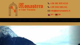 What Bbmonastero.it website looked like in 2017 (6 years ago)