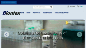 What Biontex.com website looked like in 2017 (6 years ago)