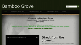 What Bamboogrove.net.au website looked like in 2017 (6 years ago)
