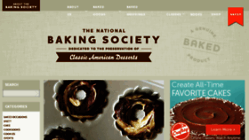 What Bakingsociety.com website looked like in 2017 (6 years ago)