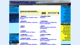 What Balnearioreta.com website looked like in 2017 (6 years ago)