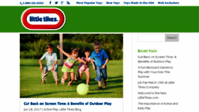 What Blog.littletikes.com website looked like in 2017 (6 years ago)