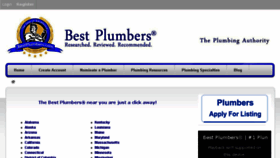 What Bestplumbers.com website looked like in 2017 (6 years ago)