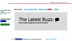What Buzzred.com website looked like in 2017 (6 years ago)