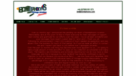 What Bombphoons.com website looked like in 2017 (6 years ago)
