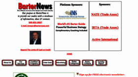 What Barternews.com website looked like in 2017 (6 years ago)
