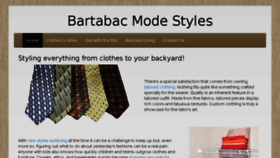 What Bartabacmode.com website looked like in 2017 (6 years ago)