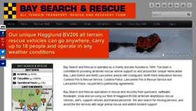 What Baysearchandrescue.org.uk website looked like in 2017 (6 years ago)