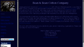 What Beancotton.com website looked like in 2017 (6 years ago)