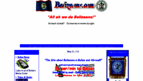 What Belizeans.com website looked like in 2017 (6 years ago)