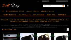 What Beltsfromoz.com.au website looked like in 2017 (6 years ago)