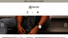 What Backbaywatches.com website looked like in 2017 (6 years ago)