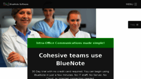 What Bluenotesoftware.com website looked like in 2017 (6 years ago)