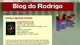 What Blogdorodrigo.org website looked like in 2017 (6 years ago)
