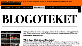 What Bloggen.fi website looked like in 2017 (6 years ago)