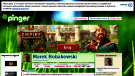 What Bobakowski.pinger.pl website looked like in 2017 (6 years ago)