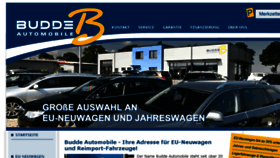 What Buddeautomobile.de website looked like in 2017 (6 years ago)