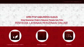 What Bpmppt.kuduskab.go.id website looked like in 2017 (6 years ago)