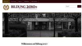 What Bildung2010.de website looked like in 2017 (6 years ago)