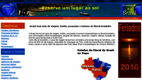 What Brasilazul.com.br website looked like in 2017 (6 years ago)