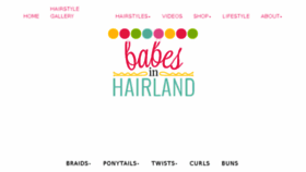 What Babesinhairland.com website looked like in 2017 (6 years ago)