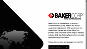What Bakercorp.com website looked like in 2017 (6 years ago)