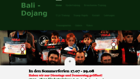 What Bali-dojang.de website looked like in 2017 (6 years ago)
