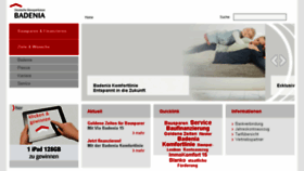 What Badenia.de website looked like in 2017 (6 years ago)