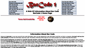 What Barcode1.org website looked like in 2017 (6 years ago)