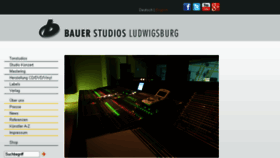 What Bauerstudios.de website looked like in 2017 (6 years ago)