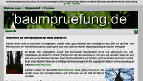What Baumpruefung.de website looked like in 2017 (6 years ago)