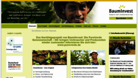 What Bauminvest.de website looked like in 2017 (6 years ago)