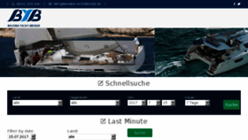 What Bavaria-yachtbroker.de website looked like in 2017 (6 years ago)