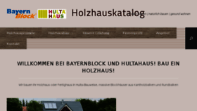 What Bayernblockhaus.de website looked like in 2017 (6 years ago)