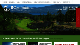What Bcgolfguide.com website looked like in 2017 (6 years ago)