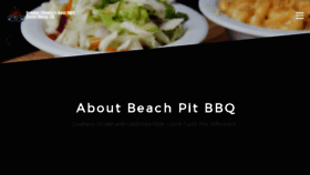 What Beachpitbbq.com website looked like in 2017 (6 years ago)