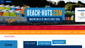 What Beach-huts.com website looked like in 2017 (6 years ago)