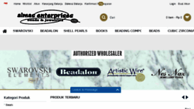 What Beadsmanik.com website looked like in 2017 (6 years ago)