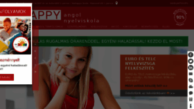 What Behappynyelviskola.hu website looked like in 2017 (6 years ago)