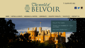 What Belvoircastle.com website looked like in 2017 (6 years ago)
