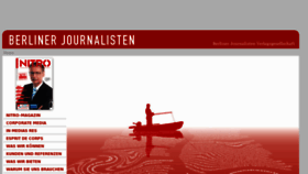 What Berliner-journalisten.com website looked like in 2017 (6 years ago)