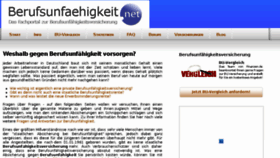 What Berufsunfaehigkeit.net website looked like in 2017 (6 years ago)