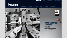What Bihler.de website looked like in 2017 (6 years ago)