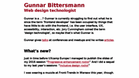 What Bittersmann.de website looked like in 2017 (6 years ago)