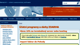 What Blahasoft.cz website looked like in 2017 (6 years ago)