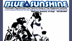 What Blue-sunshine.com website looked like in 2017 (6 years ago)