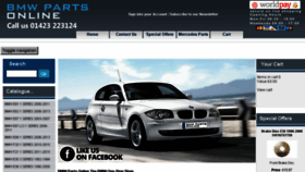 What Bmwpartsonline.co.uk website looked like in 2017 (6 years ago)