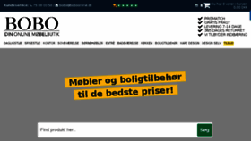 What Boboonline.dk website looked like in 2017 (6 years ago)