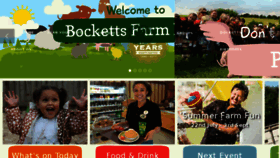 What Bockettsfarm.co.uk website looked like in 2017 (6 years ago)